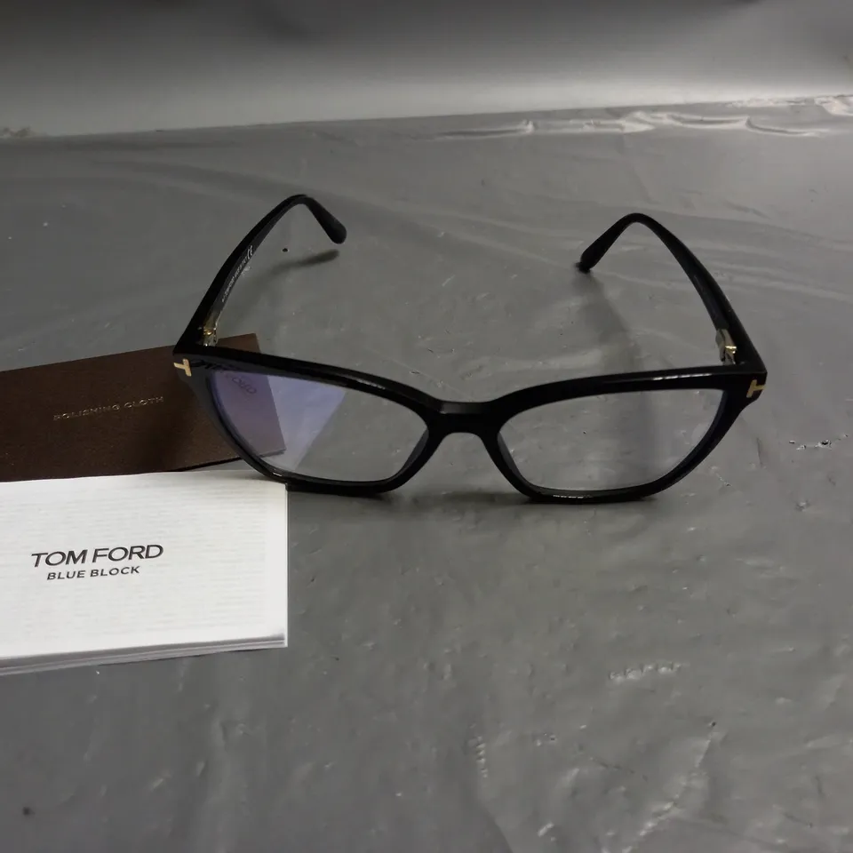 TOM FORD BLUE BLOCK BLACK GLASSES