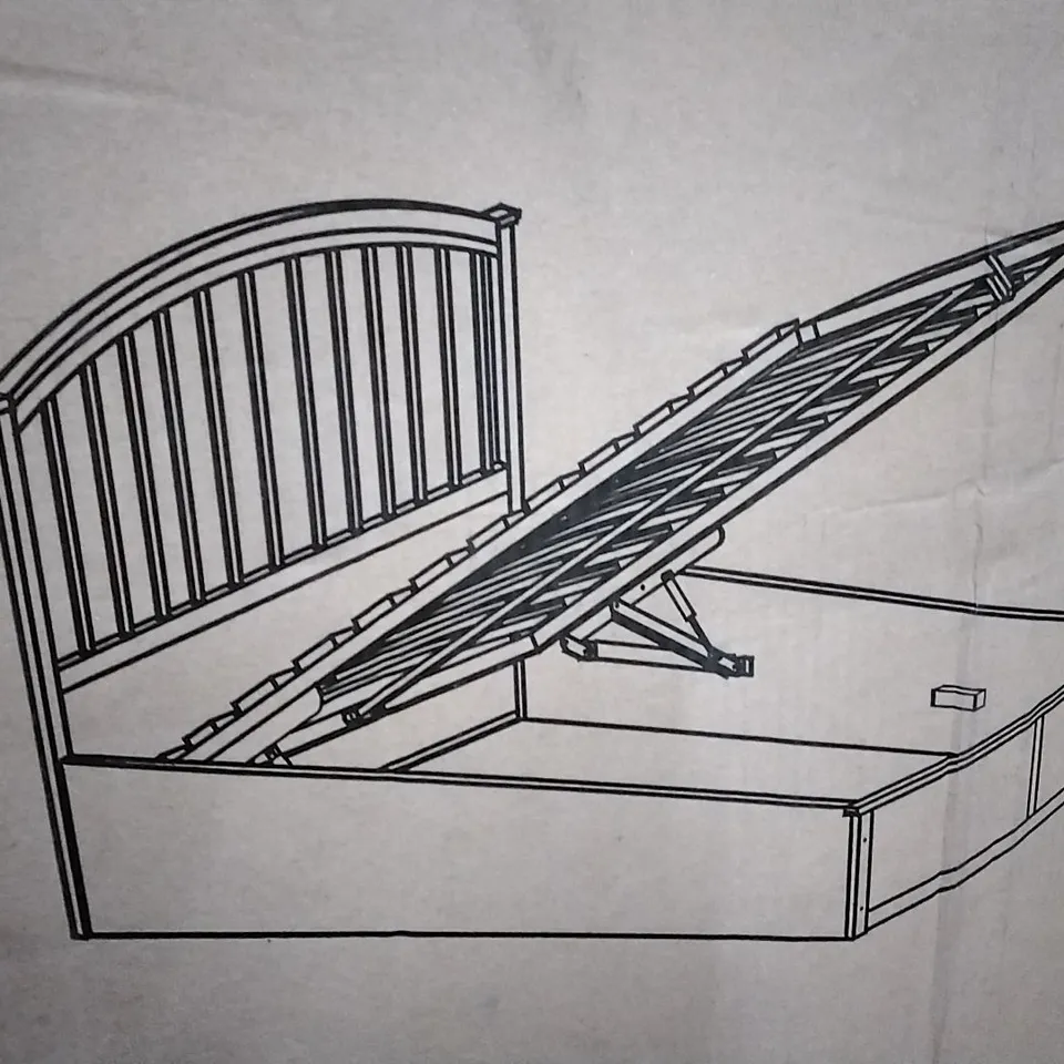 BOXED MADRID WOODEN BED 3FT WHITE (1 OF 3 BOXES, INCOMPLETE)