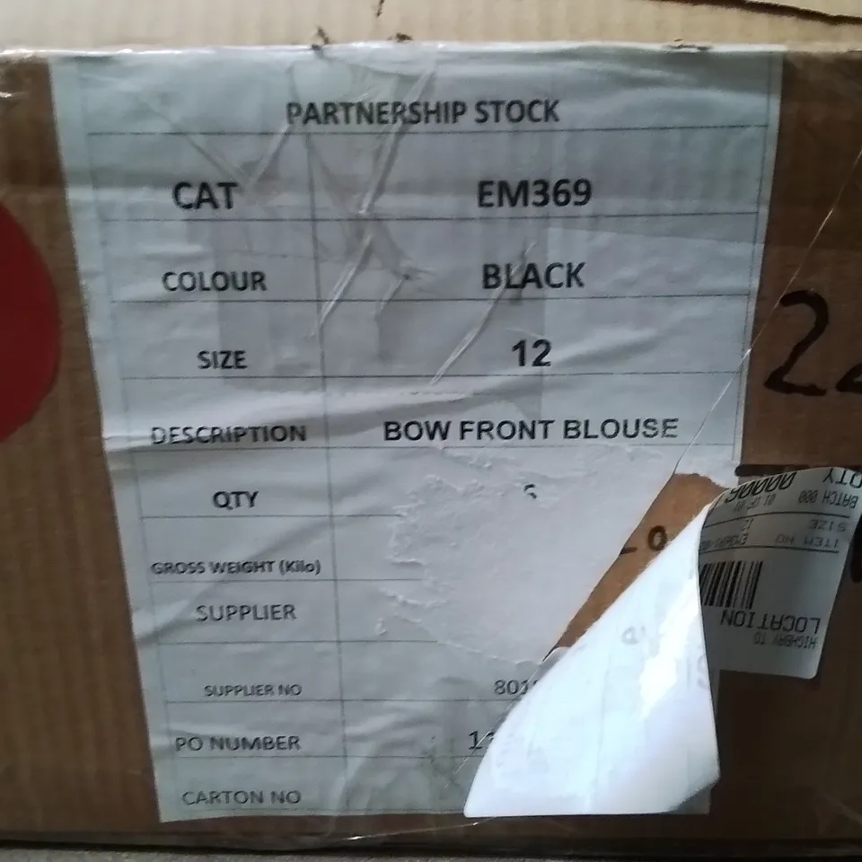 BOXED BRAND NEW APPROXIMATELY 6 SIMPLY BE BLACK BOW FRONT BLOUSE SIZE 12