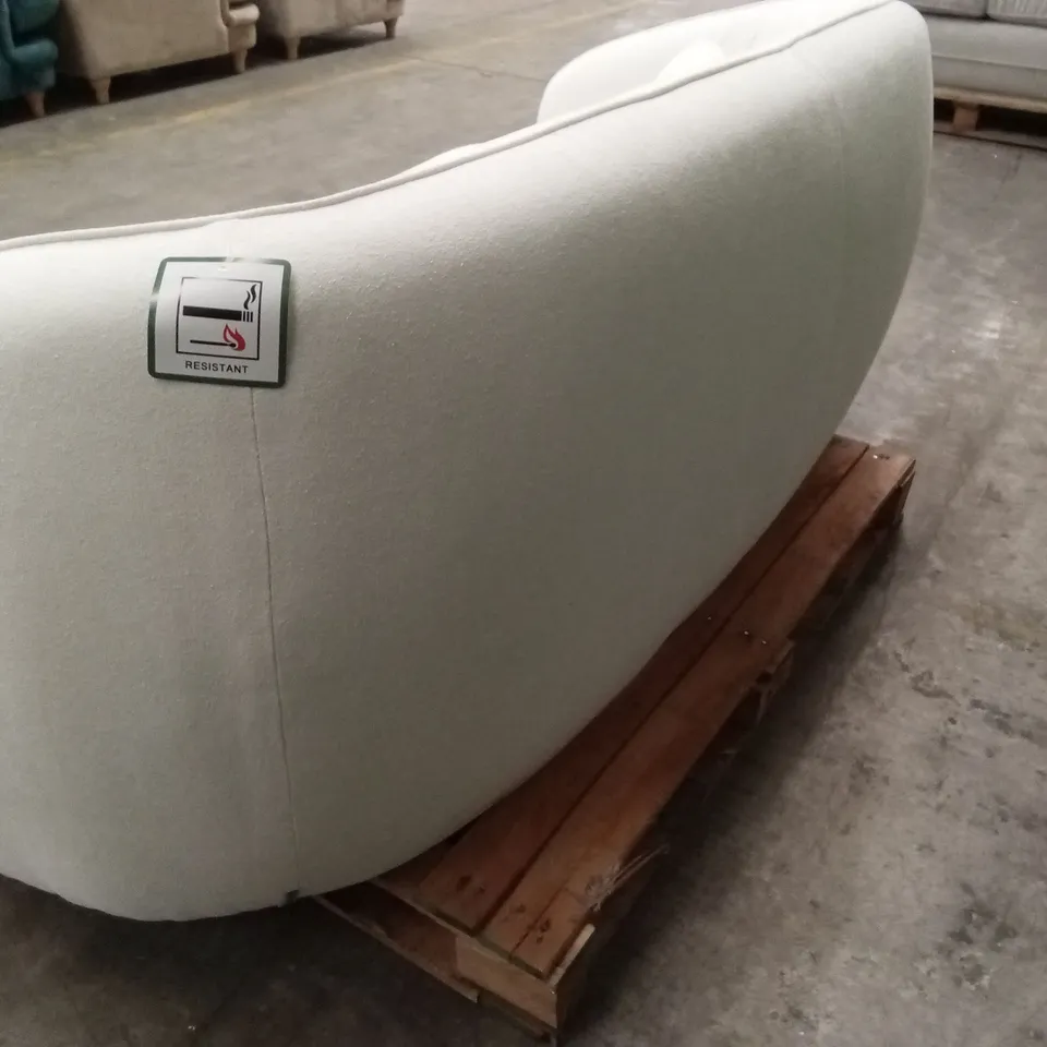 DANETTI ZOEY IVORY BOUCLE 2 SEATER SOFA RRP £999