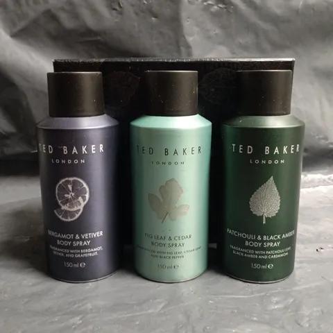 TED BAKER BODY SPRAY TRIO SET
