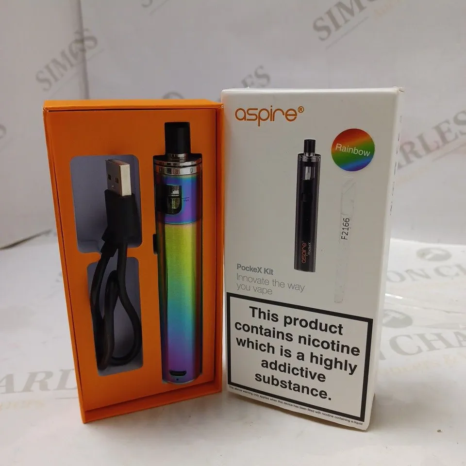 BOXED ASPIRE POCKEX KIT - RAINBOW.
