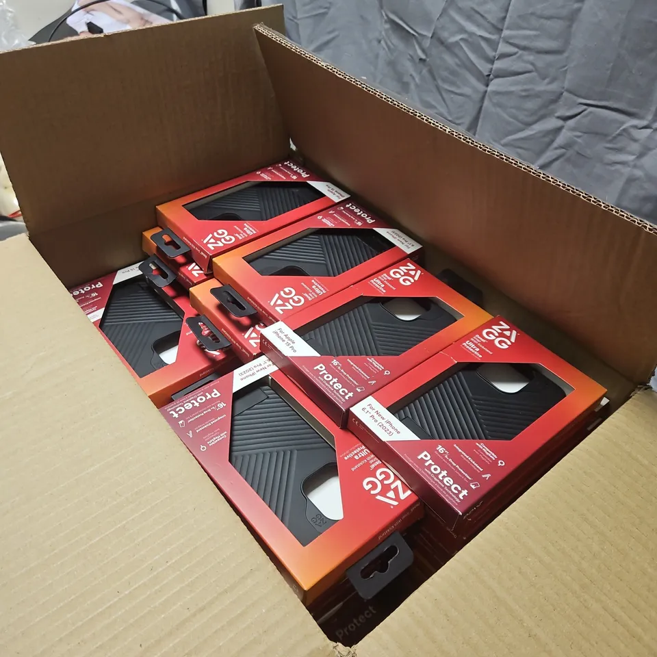 ZAGG PROTECT CASE FOR APPLE IPHONE 15 PRO – RED PACKAGING FULL BOX LARGE QUANTITY.