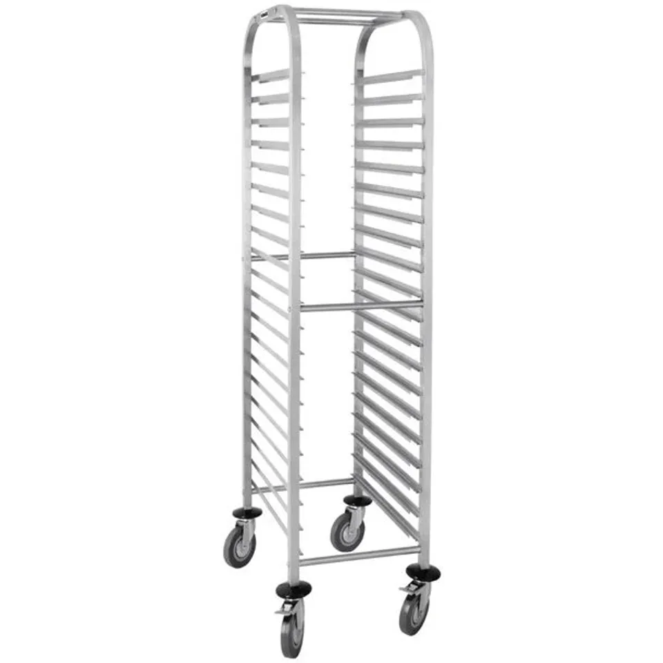 BOXED VOGUE GASTRONORM RACKING TROLLEY 20 LEVEL