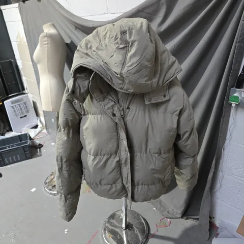 BRAVE SOUL PUFFER JACKET – BEIGE, WOMEN'S XL