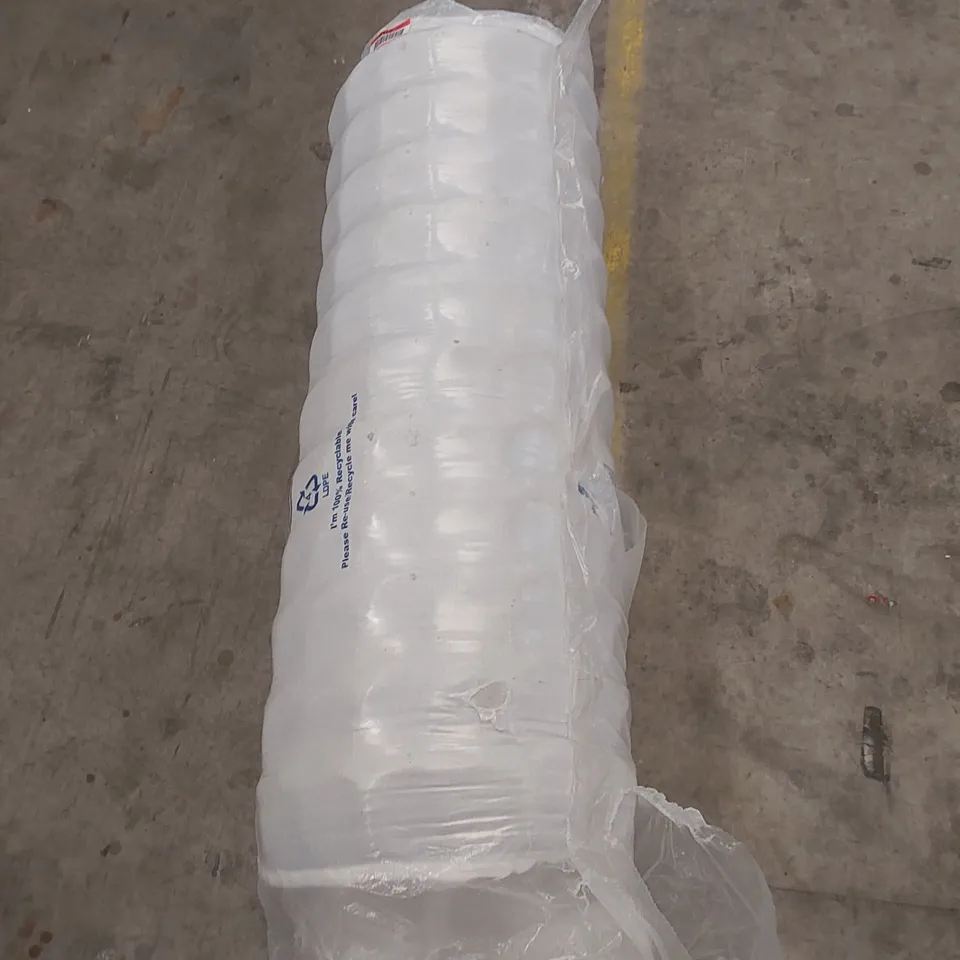 QUALITY BAGGED AND ROLLED 4' SMALL DOUBLE SERENITY HYBRID COIL AND MEMORY FOAM MATTRESS