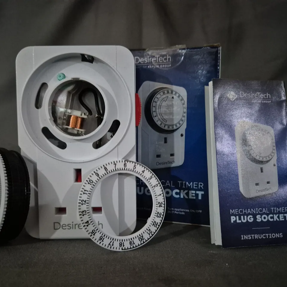 BOXED DESIRE TECH MECHANICAL TIMER PLUG SOCKET