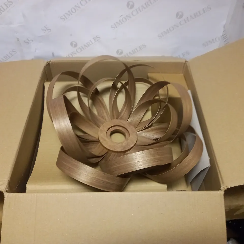 TOM RAFFIELD VERSO FLUSH HAZELNUT CEILING LIGHT