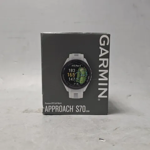 BOXED GARMIN APPROACH S70 GOLF WATCH 