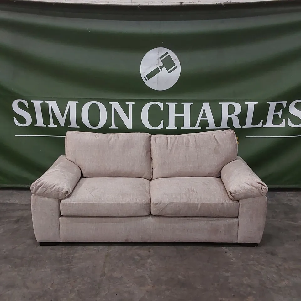 ELIZA FABRIC 3 SEATER SOFA - BEIGE RRP £749