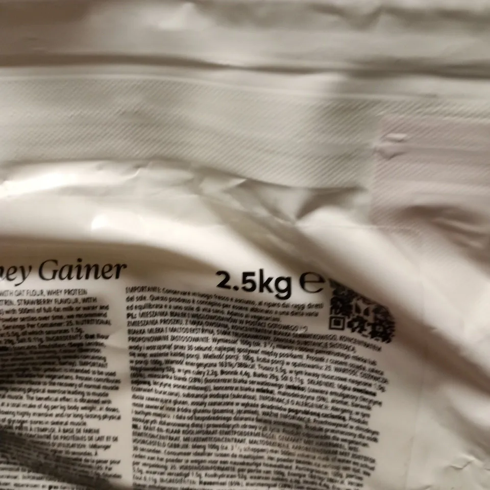 MYPROTEIN IMPACT WHEY GAINER – STRAWBERRY FLAVOUR, 2.5KG