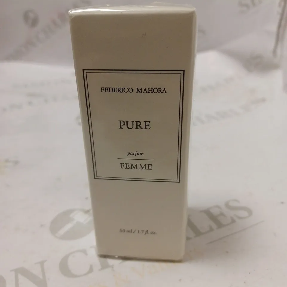 BOXED AND SEALED FEDERICO MAHORA PURE PARFUM FEMME 50ML