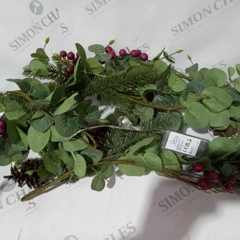 SARA DAVIES EUCALYPTUS AND BERRY PRE LIT GARLAND