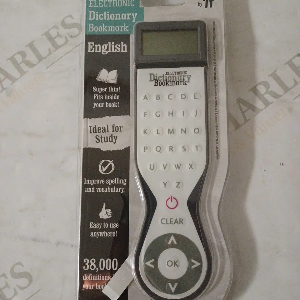 IF ELECTRONIC DICTIONARY BOOKMARK GREY