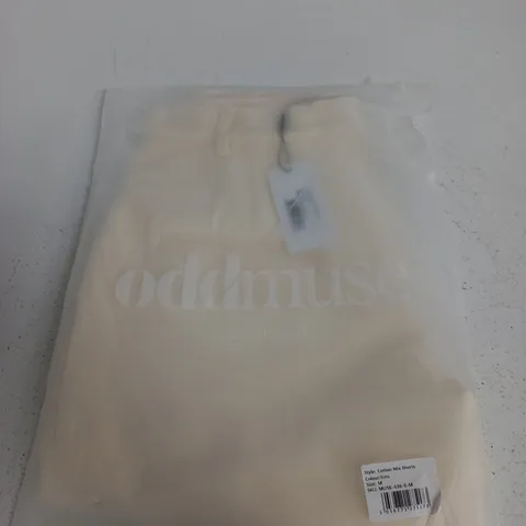 ODDMUSE LONDON COTTON MIX SHORTS – ECRU – SIZE M 