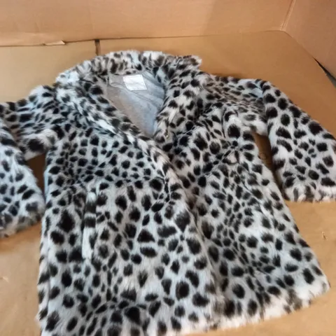 NEXT FAUX FUR COAT - 9 YEARS