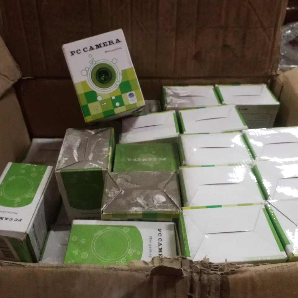 PALLET CONTAINING ASSORTED PRODUCTS INCLUDING P-5 CHARGING DOCKS, PC CAMERA & OPTICAL WIRELESS COMPUTER MOUSE