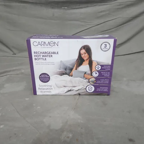 CARMEN RECHARGEABLE HOT WATER BOTTLE – BOXED