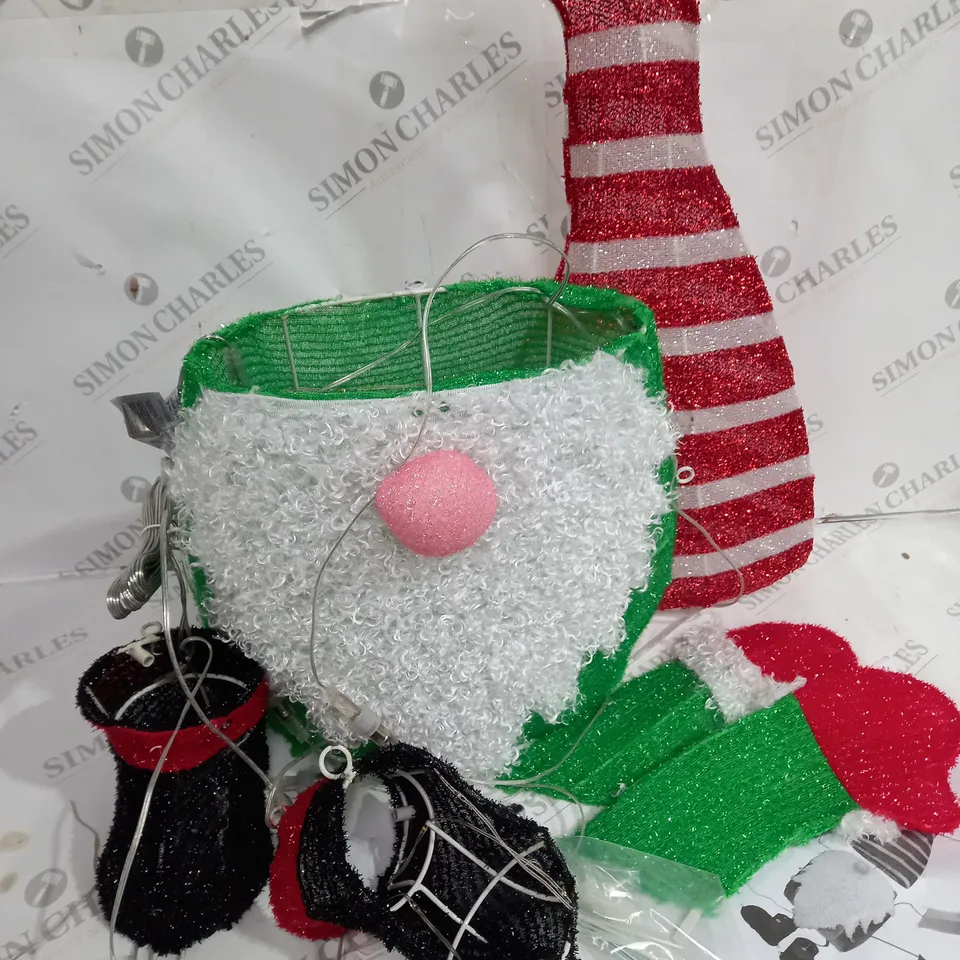 FESTIVE INDOOR/OUTDOOR LARGE PRE-LIT GNOME