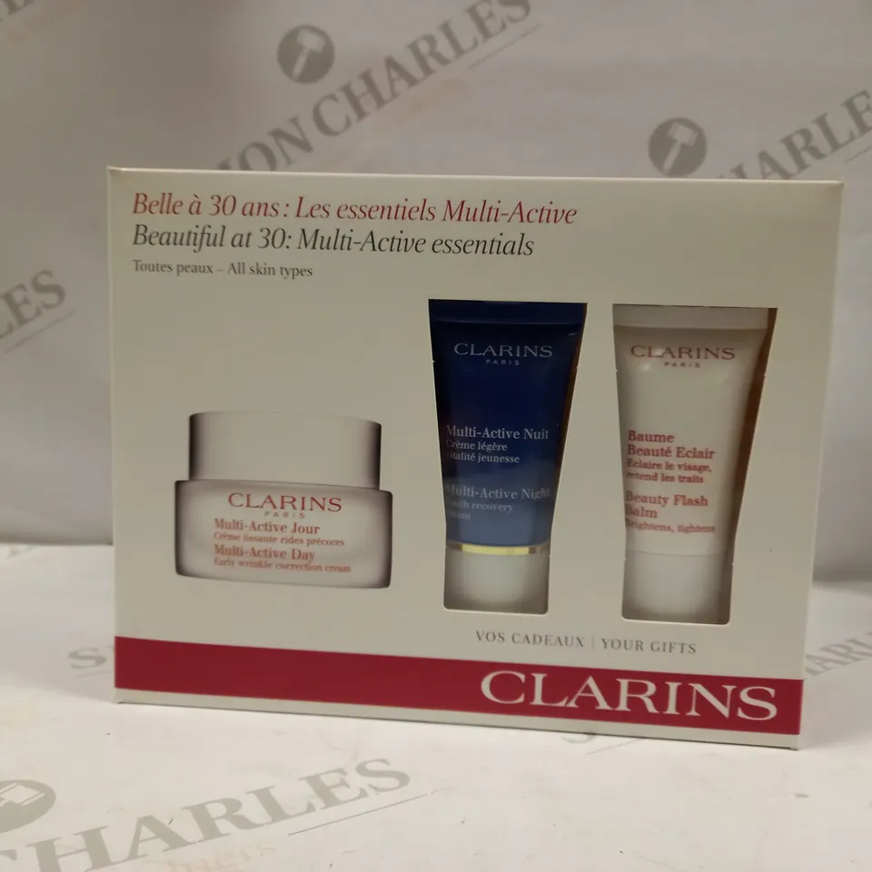 CLARINS MULTI-ACTIVE VALUE PACK-NO COLOUR-ONE SIZE