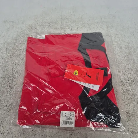 PUMA SF FW HAMILTON TEE – RED/BLACK, XL