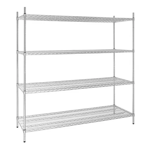 BOXED VOGUE 4 TIER WIRE SHELVING KIT