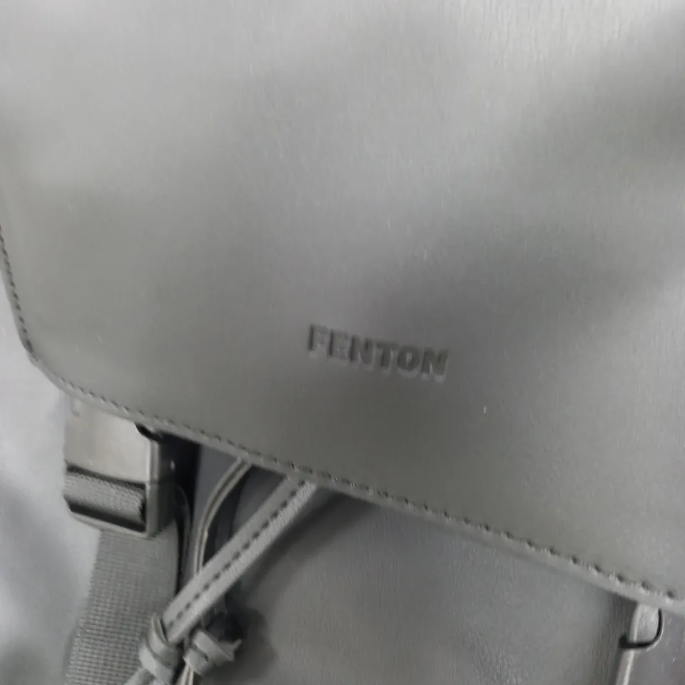 FENTON BLACK 2 POCKET RUCKSACK 