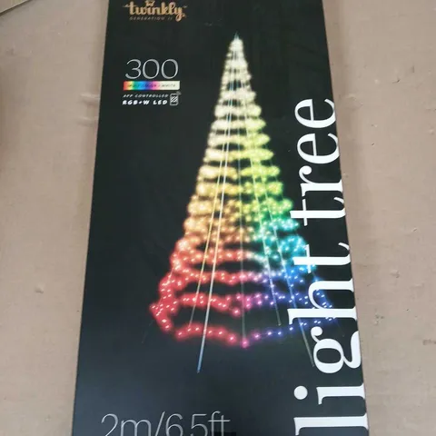 BOXED TWINKLY LIGHT TREE 300 RGB+W LED APP CONTROLLED 2M