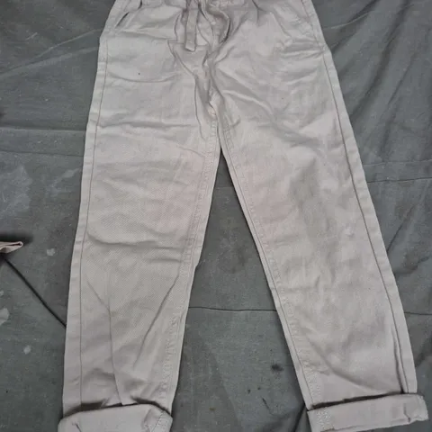 F&F KIDS T-SHIRT & JOGGERS SET – BEIGE RE:IMAGINE GRAPHIC TEE UK 7-8Y + JOGGERS UK 6-7Y (2 PIECES)