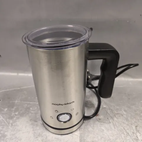 MORPHY RICHARDS STAINLESS STEEL MILK FROTHER 