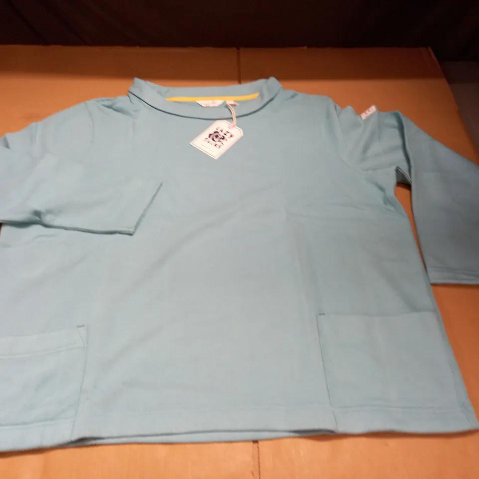 LAZY JACKS OVERSIZED JUMPER IN OCEAN - UK 20