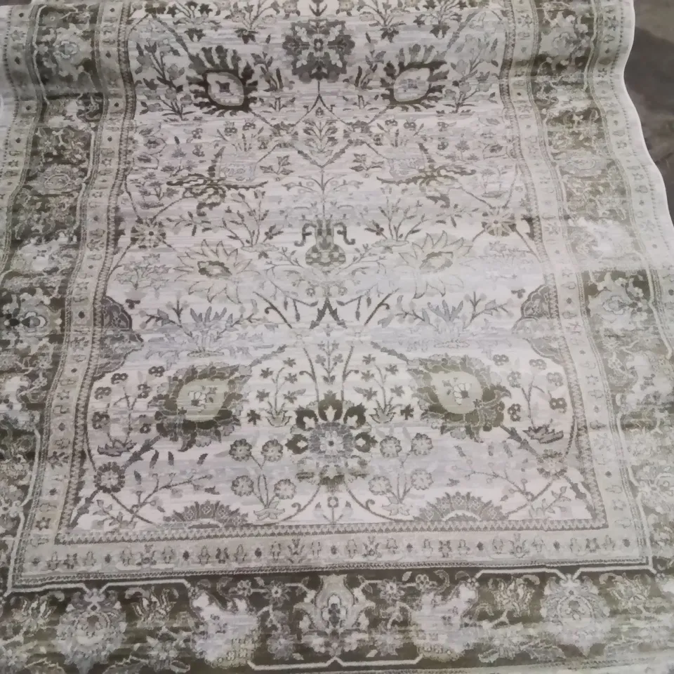OLSEN GREEN ORIENTAL AREA RUG 160×230CM