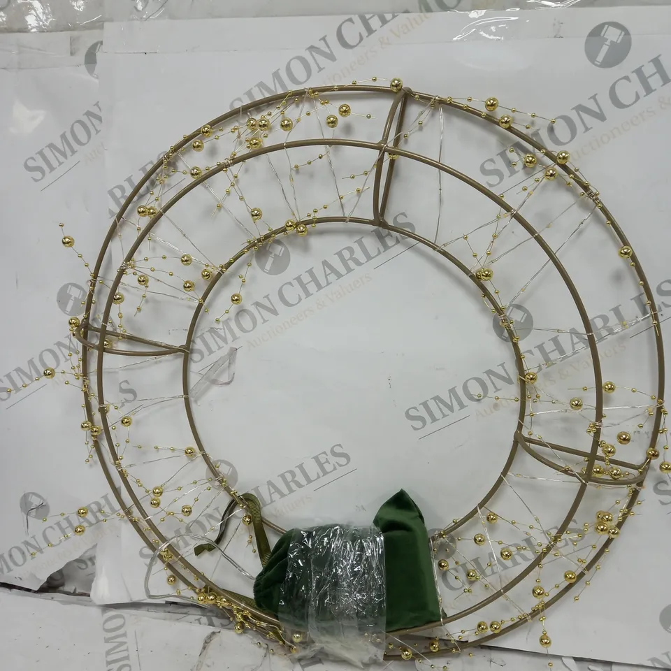 BOXED PRE-LIT GOLDEN DECORATION 