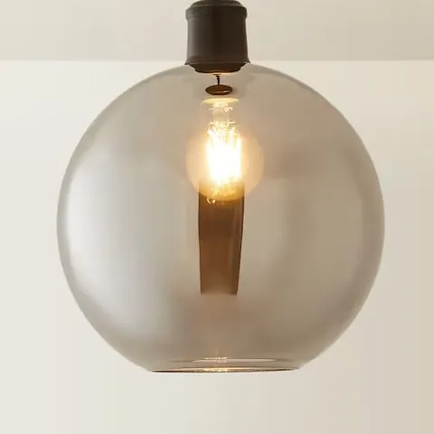 BOXED BELLAMY EASY FIT SMOKE GLASS SHADE