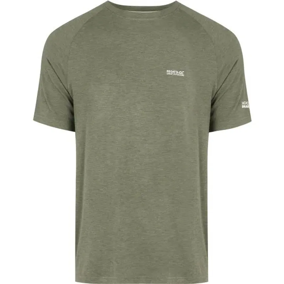 REGATTA MENS AMBULO II SHORT SLEEVE T-SHIRT AGAVE GREEN SIZE M