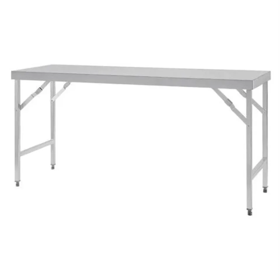 BOXED VOGUE S/S FOLDING TABLE 900(H) X 1800(W) X 600(D)MM