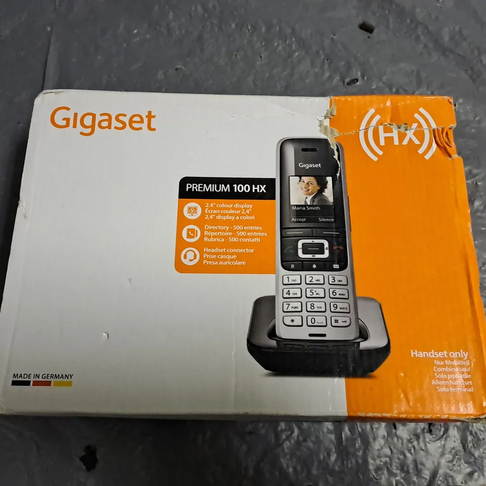 SEALED GIGASET PREMIUM 100 HX HANDS FREE HOME PHONE