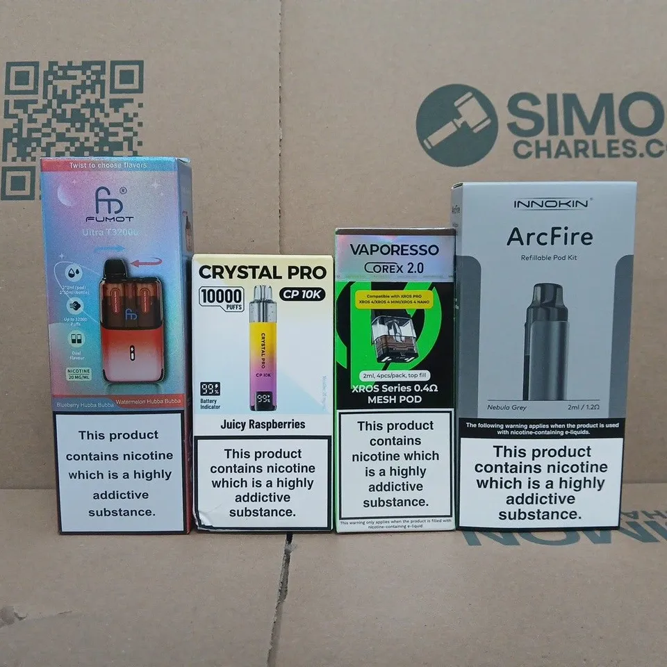 APPROXIAMTELY 15 ASSORTED VAPING PRODUCTS TO INCLUDE INNOKIN, VAPORESSO, ETC - COLLECTION ONLY