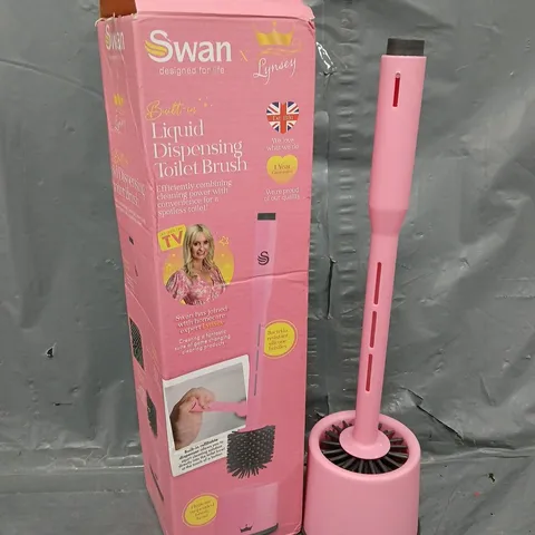 BOXED SWAN LIQUID DISPENSING TOILET BRUSH