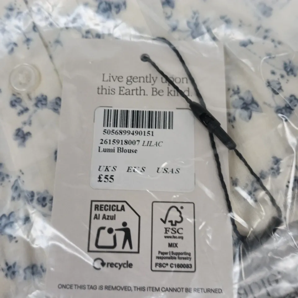NOBODY'S CHILD LUMI BLOUSE - UK SIZE S