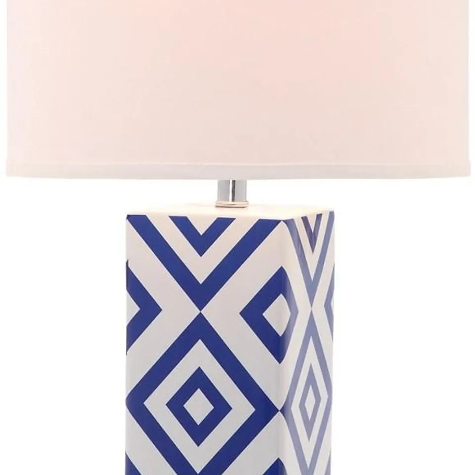 BOXED SET OF 2 DIAMONDS 27-INCH H TABLE LAMPs