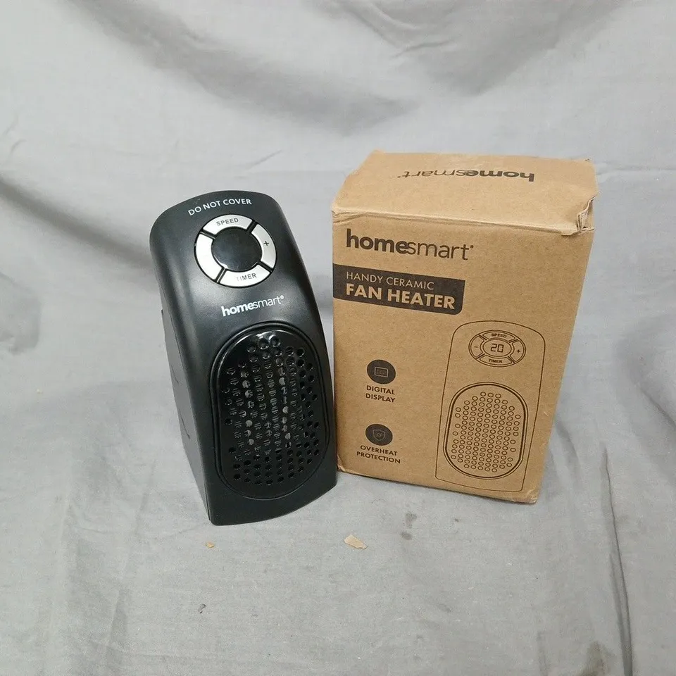 BOXED HOMESMART HANDY CERAMIC FAN HEATER