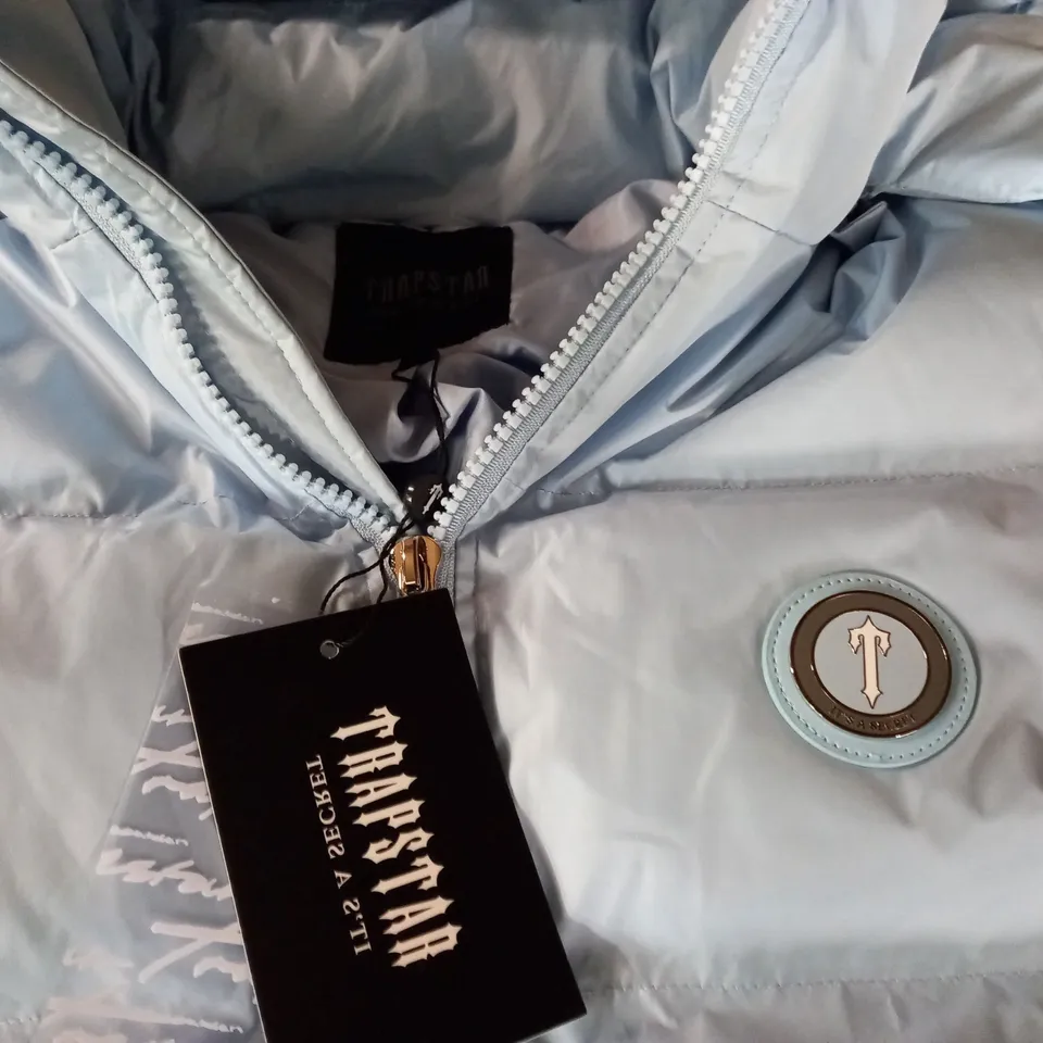TRAPSTAR LIGHT BLUE PADDED COAT - M
