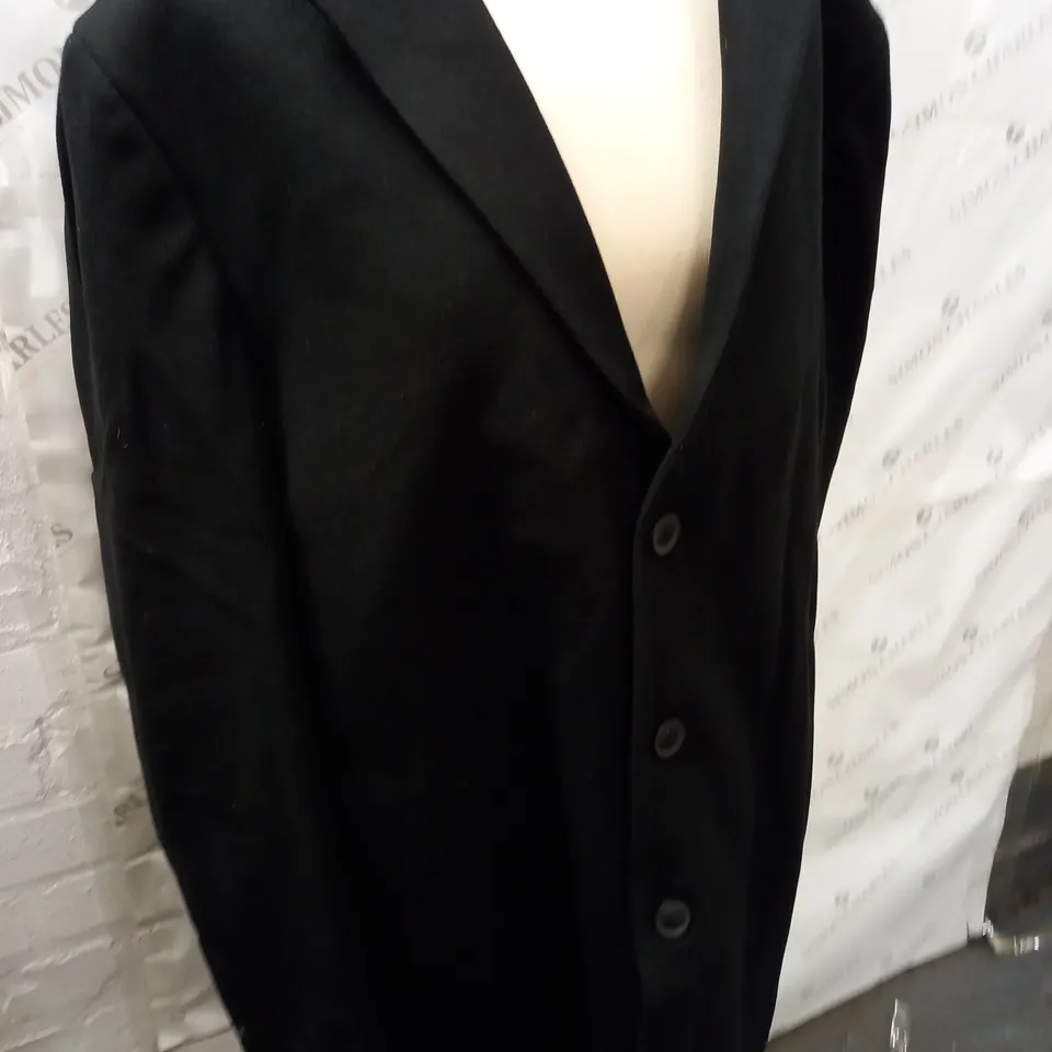 VRY MAN BLACK BUTTON FRONT JACKET - 3XL