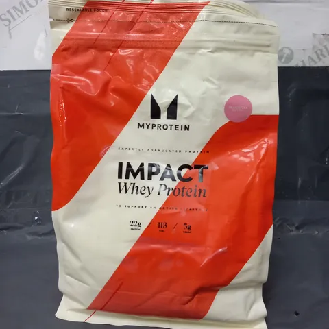 SEALED MYPROTEIN IMPACT WHEY PROTEIN IN PEACH TEA 1KG
