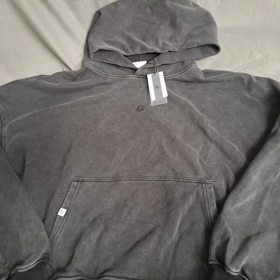 DRMERS CLUB POCKET HOODIE, WASHED BLACK - SIZE L 