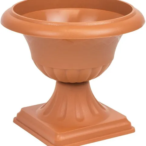 BOXED PROSPERPLAST OUTDOOR GARDEN ATENA VASE FLOWER PLANT POT D45 X H40CM, TERRACOTTA