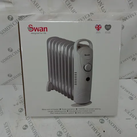 1000W MINI OIL HEATER - WHITE 