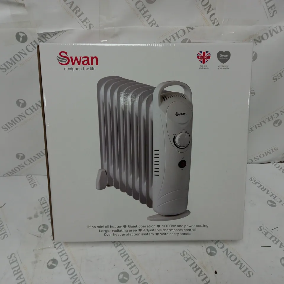 1000W MINI OIL HEATER - WHITE  RRP £29