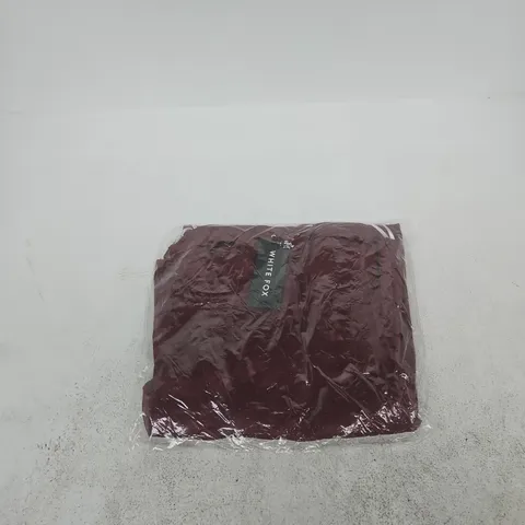 WHITE FOX PARK AVENUE PRINCESS MINI DRESS – BURGUNDY – SIZE S